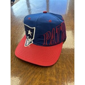 Vintage 90s New England Patriots Starter Pro Line Big Face SnapBack Hat